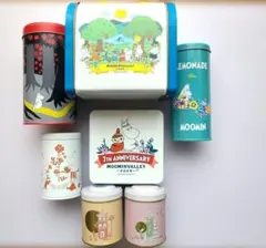 ムーミンバレーパーク 1周年記念空き缶7周年空き缶セットのサムネイル