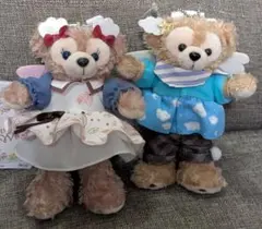 ダッフィー シェリーメイ ぬいぐるみバッジ ウィッシングウィングス✨️タグ付き