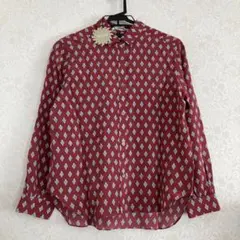 新品　トゥモローランド　ソレイアード　シルク100% ブラウス　ワインレッド36