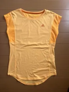 adidas 半袖 トップス オレンジ