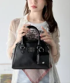 mily bilet ラウンドミニボストンバック