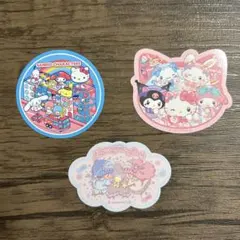 サンリオキャラクターズ シールクッキー３ ステッカー3枚セット