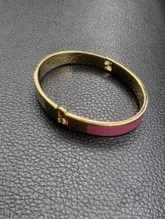 FENDI Gold Color Bangle Blacelet M