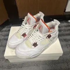 Air Jordan 4 ホワイト/オレンジ