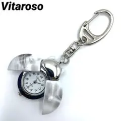 新品　Vitaroso ヴィタロッソ　キーホルダーウォッチ　時計　バッグチャーム