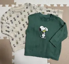 スヌーピー　トレーナー　90 ユニクロ