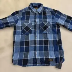 NEIGHBORHOOD/新品未使用/ネルシャツ/ブルー系