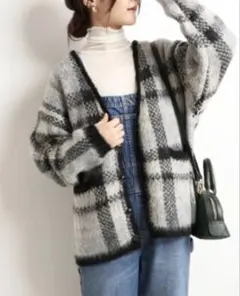 専用　極美品　スローブイエナ  シャギーニットカーディガン シャギーニットカーディガン（カーディガン）｜SLOBE IENA（スローブ