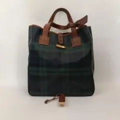 ★美品 ラルフローレン ブラックウォッチ トートバッグ