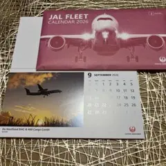 JAL FLEET CALENDAR 2026 卓上カレンダーのサムネイル