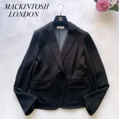 極美品✨マッキントッシュロンドン テーラードジャケット 薄手 ブラック 38 Mのサムネイル
