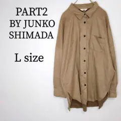 PART2 BY JUNKOSHIMADA レディース シャツ 長袖 胸ポケ L