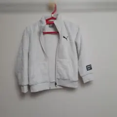 PUMA フリースジャケット 120cm ホワイト