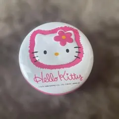 ハローキティ　フラワーキティ　丸缶　レトロ