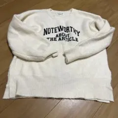 CIAOPANIC TYPY ロゴニット 長袖 アイボリーのサムネイル
