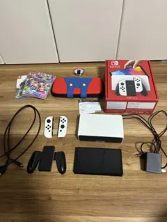 Nintendo Switch 有機ELモデル 本体 ＋ソフト3点＋ケース