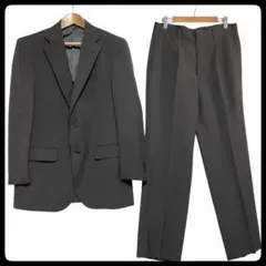 【美品】GEAR メンズ フォーマルスーツ セットアップ ストライプ サイズA5