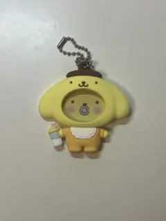 フォトバッジ付きマスコット ポムポムプリン