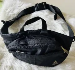 adidas ボディバッグ ウエストポーチ ブラックのサムネイル