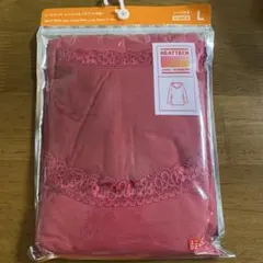 ユニクロ　ヒートテック　レースUネックT (八分袖)