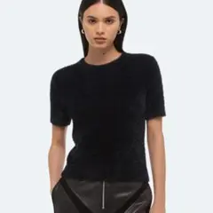 HELMUT LANG クロップドセーターティー ブラックのサムネイル