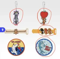 トムとジェリー 一番くじ H賞ラバーアソートコレクション 4種セット売り