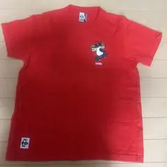 CHUMS チャムス 半袖Tシャツ レッド レディースM バックプリントのサムネイル