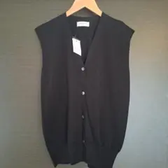 OPAQUE CLIP ブラック ニットベスト