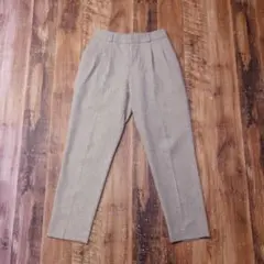 アーヴェヴェシャルム ウールライクシャークテーパードパンツ M QV7