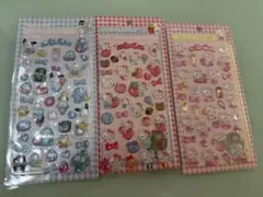 ボンボンドロップシール サンリオ3点セット
