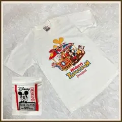 【希少】90s USA製 Disney ミッキー Tシャツ シングルステッチ