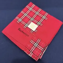 新品✨Burberrys バーバリー　ノバチェック　赤　レッド　ヴィンテージ