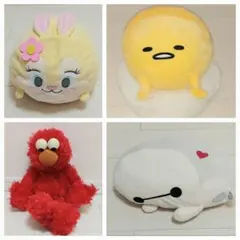 ぐでたま　ベイマックス　SESAME STREET　ももちウサギ　ぬいぐるみ