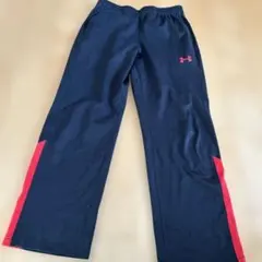 Under Armour ジャージパンツ YXL 黒/赤