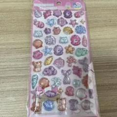 ボンボンドロップシールカラフルエンボスシール 海洋生物