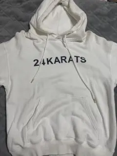 24KARATS ホワイト パーカーのサムネイル