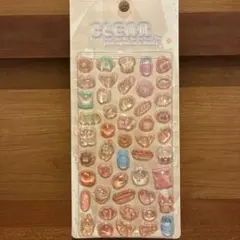 CLEAR クリアぷくぷくキャンディシール パン ブレッド くま