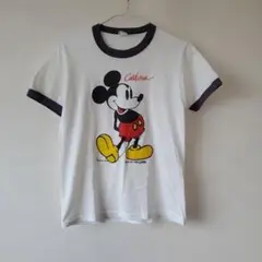 80年代ヴィンテージ　ミッキーマウス リンガーTシャツのサムネイル
