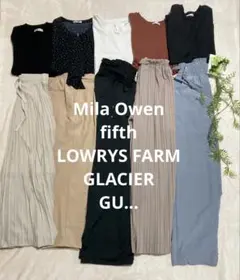 【まとめ売り】オフィスカジュアル楽ちんシンプルコーデ10点セットM〜L