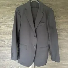 ネイビー　シングル スーツジャケット