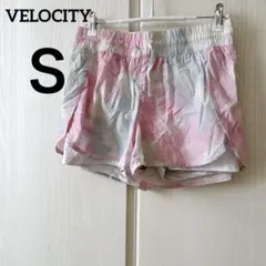 美品✨VELOCITY 【S】ピンク系 ランニングショーツ