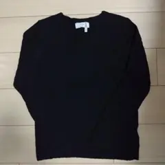 SLOBE IENA Vネック ニット 黒