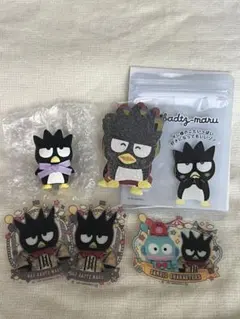 バッドばつ丸　シークレットピンズ　ステッカーセット　キャラクター大賞応援グッズ