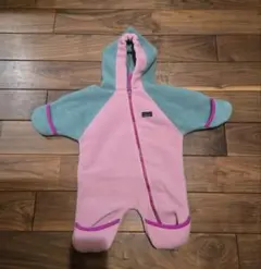 L.L.Bean フリースロンパース ピンク・グリーン
