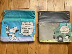 スヌーピー コミックポーチ 2個セット