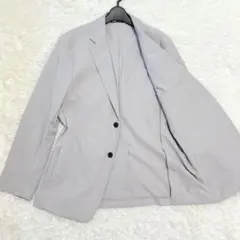 ◆UNIQLO x Theory◆テーラードジャケット ライトグレー Ｌサイズ
