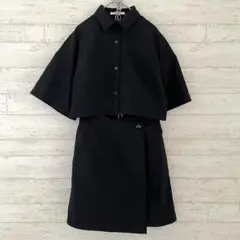 スライ SLY CUT OUTシャツ ワンピース 【S】 リネン混 ミニ 半袖のサムネイル