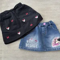 ミニーちゃんスカート　2枚セット