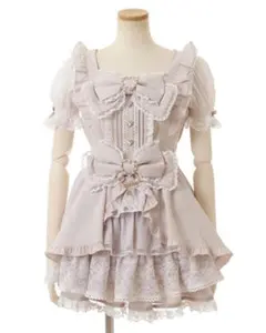 ★新品★ LIZ LISA フロントカシュクールBIGリボンセットアップ ★