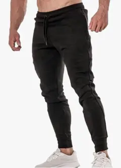 裏起毛 黒　ジョガーパンツ スウェット 極暖 厚手 防寒 裏フリース　裏毛　綿